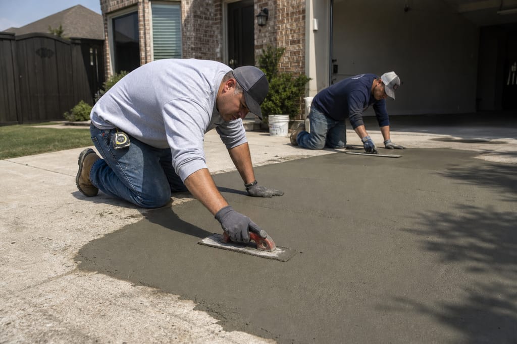 Patch and finish photo